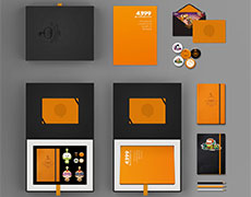 豆娃周边包装盒-黑橙